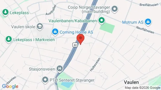 Apartments for rent i Stavanger - kort over placeringen