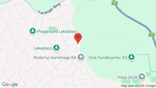 Rooms for rent i Sola - kort over placeringen