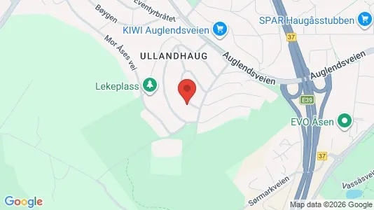 Rooms for rent i Stavanger - kort over placeringen