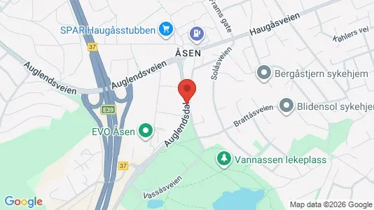 Rooms for rent i Stavanger - kort over placeringen