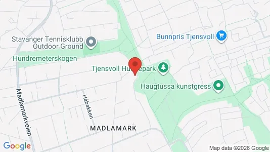 Rooms for rent i Stavanger - kort over placeringen