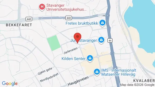Apartments for rent i Stavanger - kort over placeringen