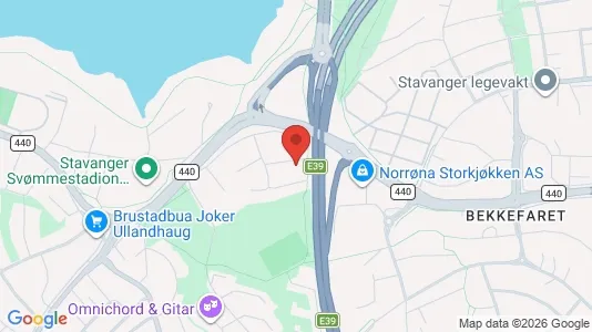 Apartments for rent i Stavanger - kort over placeringen