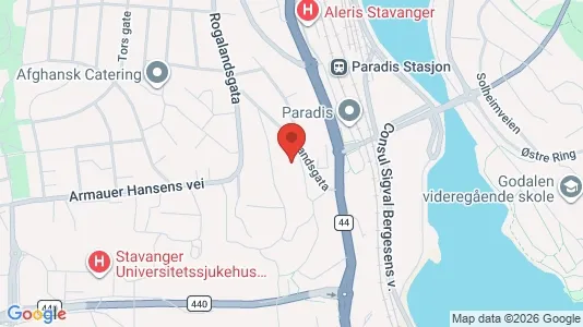 Apartments for rent i Stavanger - kort over placeringen