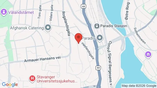 Apartments for rent i Stavanger - kort over placeringen