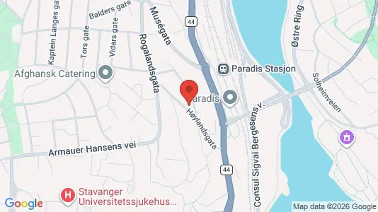 Apartments for rent i Stavanger - kort over placeringen