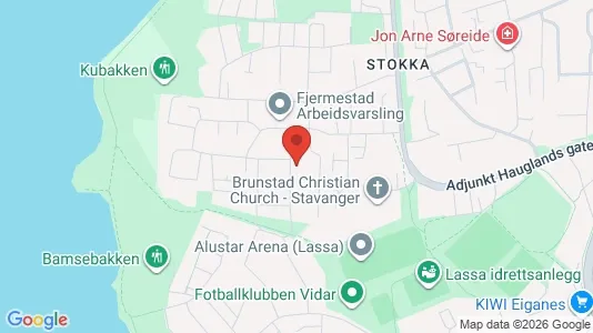 Apartments for rent i Stavanger - kort over placeringen