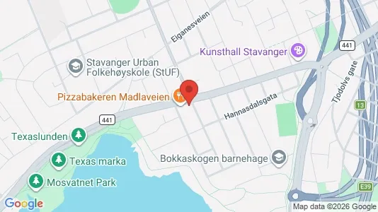 Apartments for rent i Stavanger - kort over placeringen