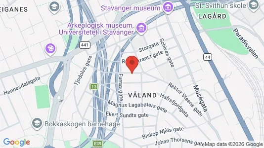 Apartments for rent i Stavanger - kort over placeringen