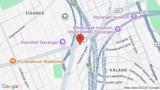 Apartments for rent i Stavanger - kort over placeringen
