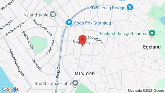 Apartments for rent i Stavanger - kort over placeringen