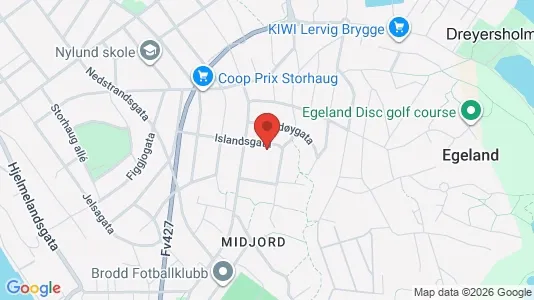 Apartments for rent i Stavanger - kort over placeringen