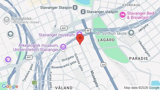 Apartments for rent i Stavanger - kort over placeringen