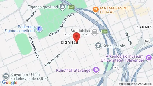 Apartments for rent i Stavanger - kort over placeringen