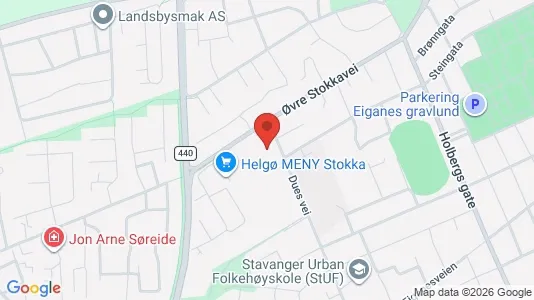 Apartments for rent i Stavanger - kort over placeringen
