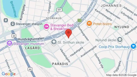 Apartments for rent i Stavanger - kort over placeringen