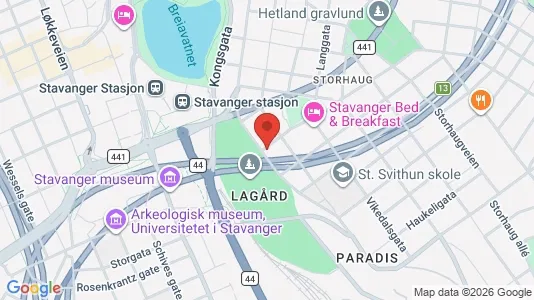 Apartments for rent i Stavanger - kort over placeringen