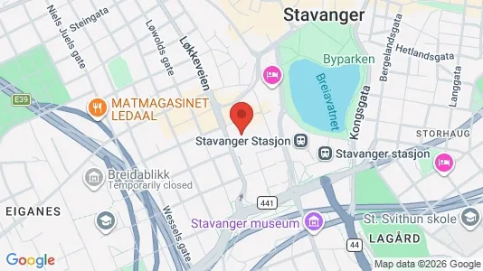 Apartments for rent i Stavanger - kort over placeringen