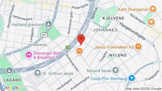 Apartments for rent i Stavanger - kort over placeringen