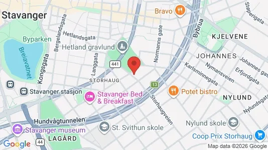 Apartments for rent i Stavanger - kort over placeringen