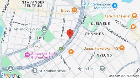Apartments for rent i Stavanger - kort over placeringen