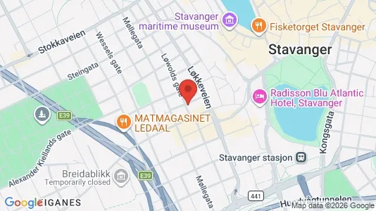 Apartments for rent i Stavanger - kort over placeringen