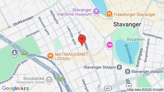 Apartments for rent i Stavanger - kort over placeringen
