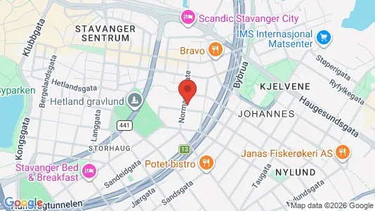 Apartments for rent i Stavanger - kort over placeringen