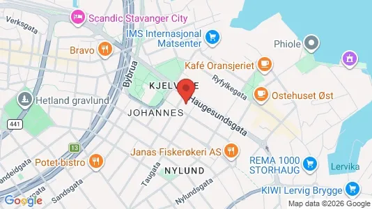 Apartments for rent i Stavanger - kort over placeringen
