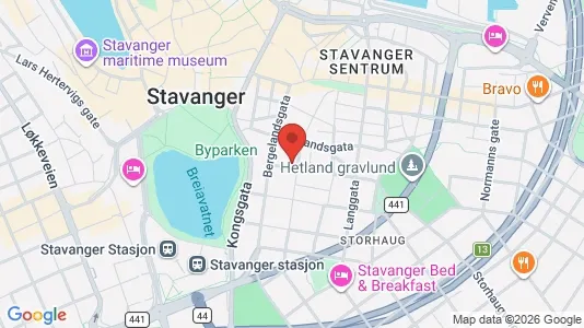 Apartments for rent i Stavanger - kort over placeringen