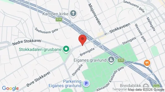 Rooms for rent i Stavanger - kort over placeringen