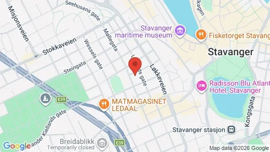 Apartments for rent i Stavanger - kort over placeringen