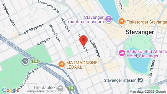 Apartments for rent i Stavanger - kort over placeringen