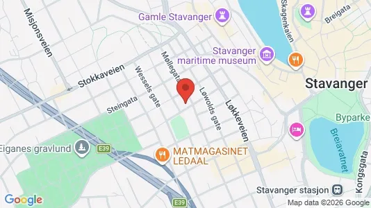 Apartments for rent i Stavanger - kort over placeringen