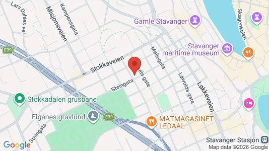 Apartments for rent i Stavanger - kort over placeringen