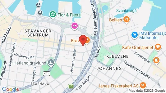 Apartments for rent i Stavanger - kort over placeringen