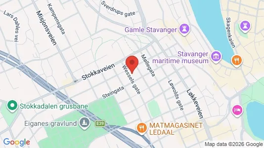 Apartments for rent i Stavanger - kort over placeringen