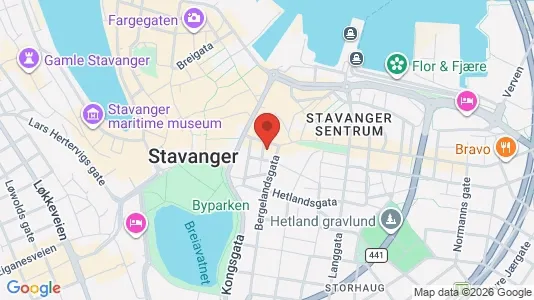 Apartments for rent i Stavanger - kort over placeringen