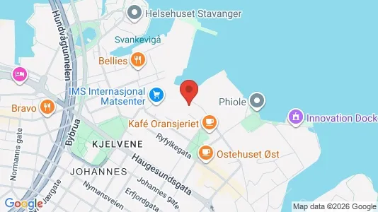 Apartments for rent i Stavanger - kort over placeringen