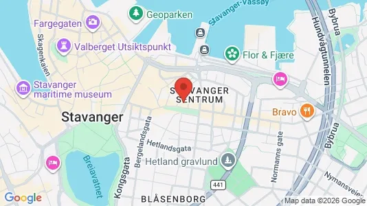 Apartments for rent i Stavanger - kort over placeringen