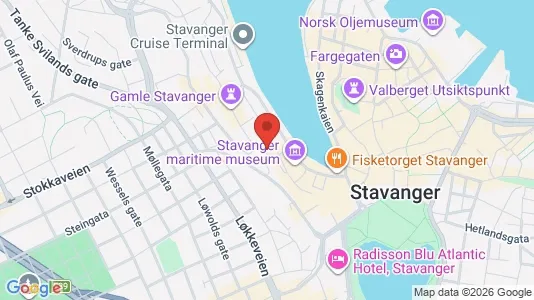Apartments for rent i Stavanger - kort over placeringen