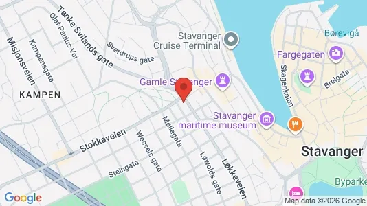 Apartments for rent i Stavanger - kort over placeringen