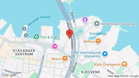 Apartments for rent i Stavanger - kort over placeringen