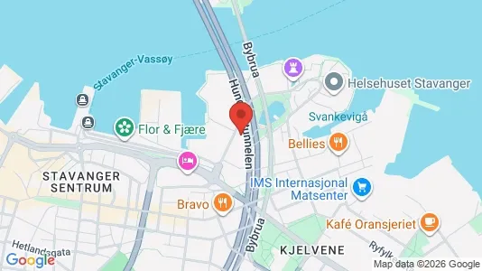 Apartments for rent i Stavanger - kort over placeringen