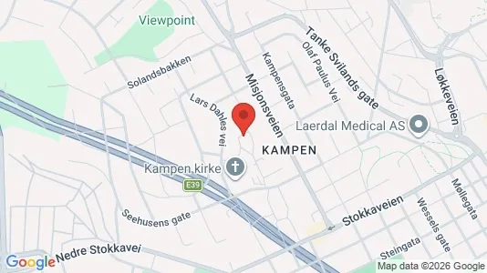Rooms for rent i Stavanger - kort over placeringen