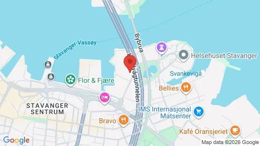 Apartments for rent i Stavanger - kort over placeringen