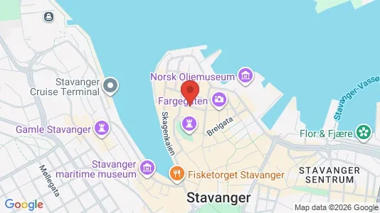 Apartments for rent i Stavanger - kort over placeringen