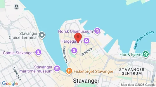 Apartments for rent i Stavanger - kort over placeringen