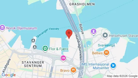 Apartments for rent i Stavanger - kort over placeringen