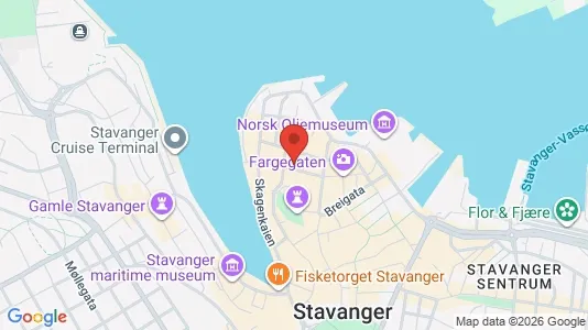 Apartments for rent i Stavanger - kort over placeringen